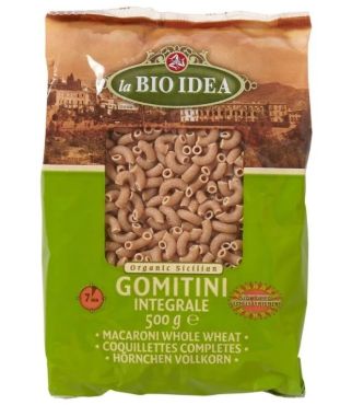 La Bio Idea Organic Gomitini Whole Wheat, 500 g